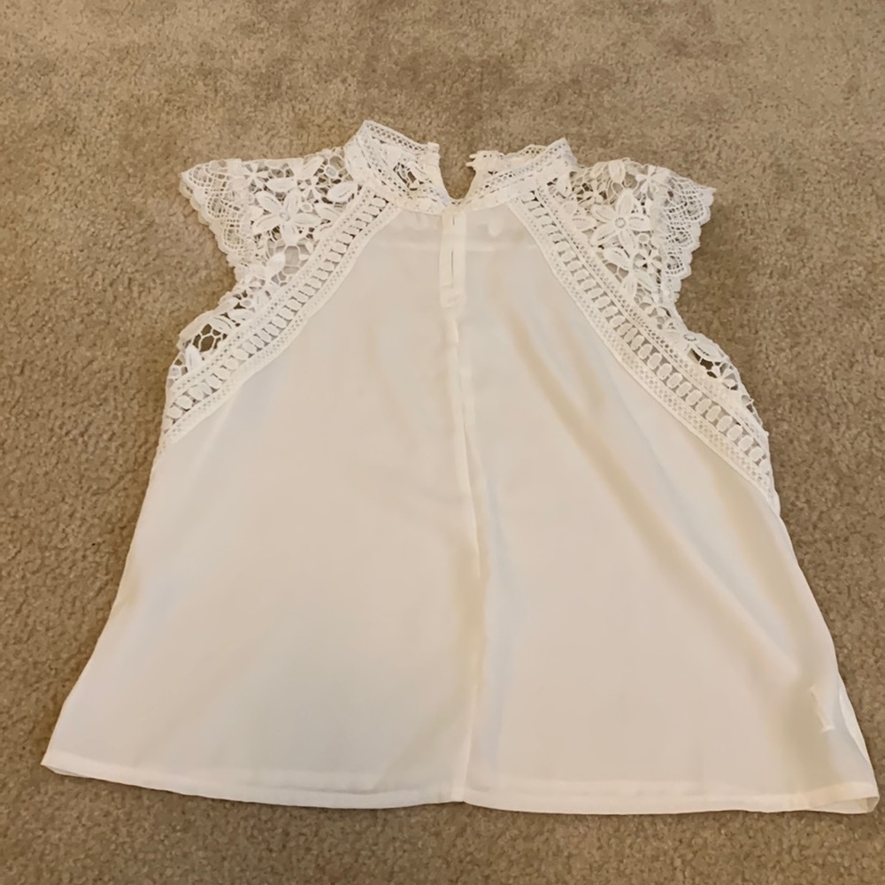 Shein sheer blouse